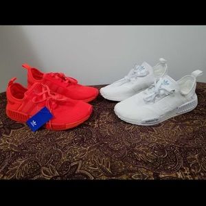 Adidas NMD Boost Yeezy Solar Red, All White no box